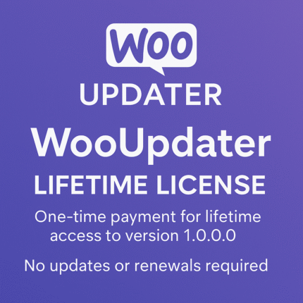 WooUpdater Base – Lifetime License